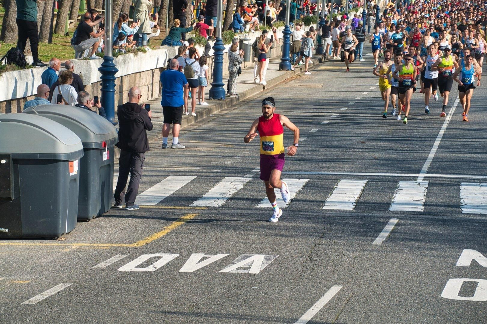Corredor en la Vig-Bay 2024.
