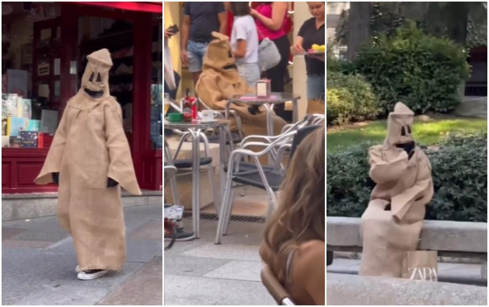 El nuevo personaje que recorre las calles de Ourense,