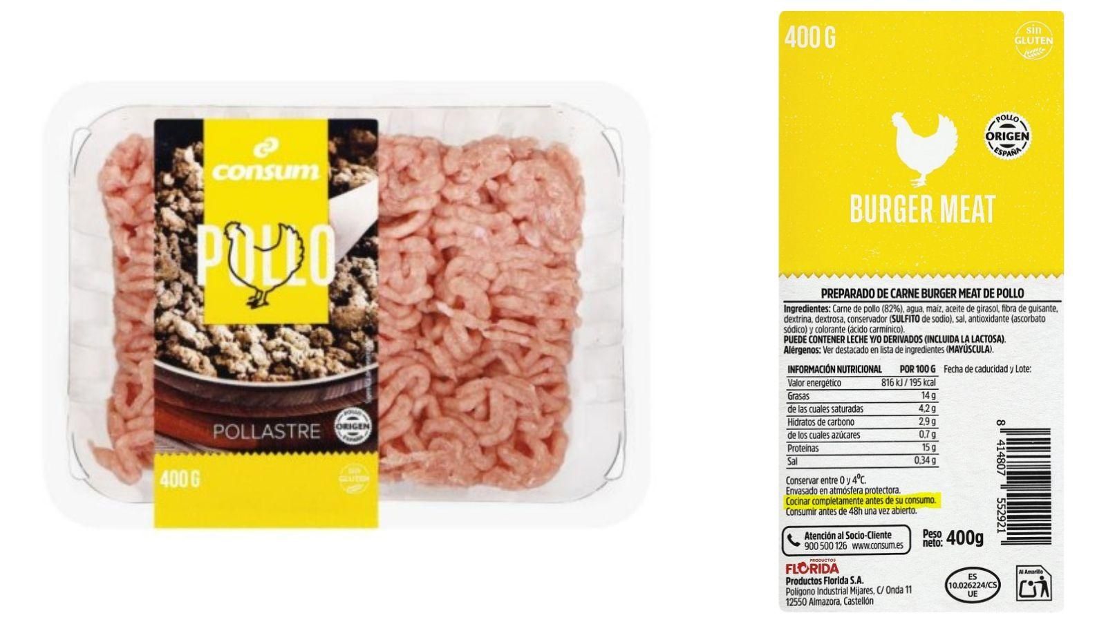 Imagen del producto afectado