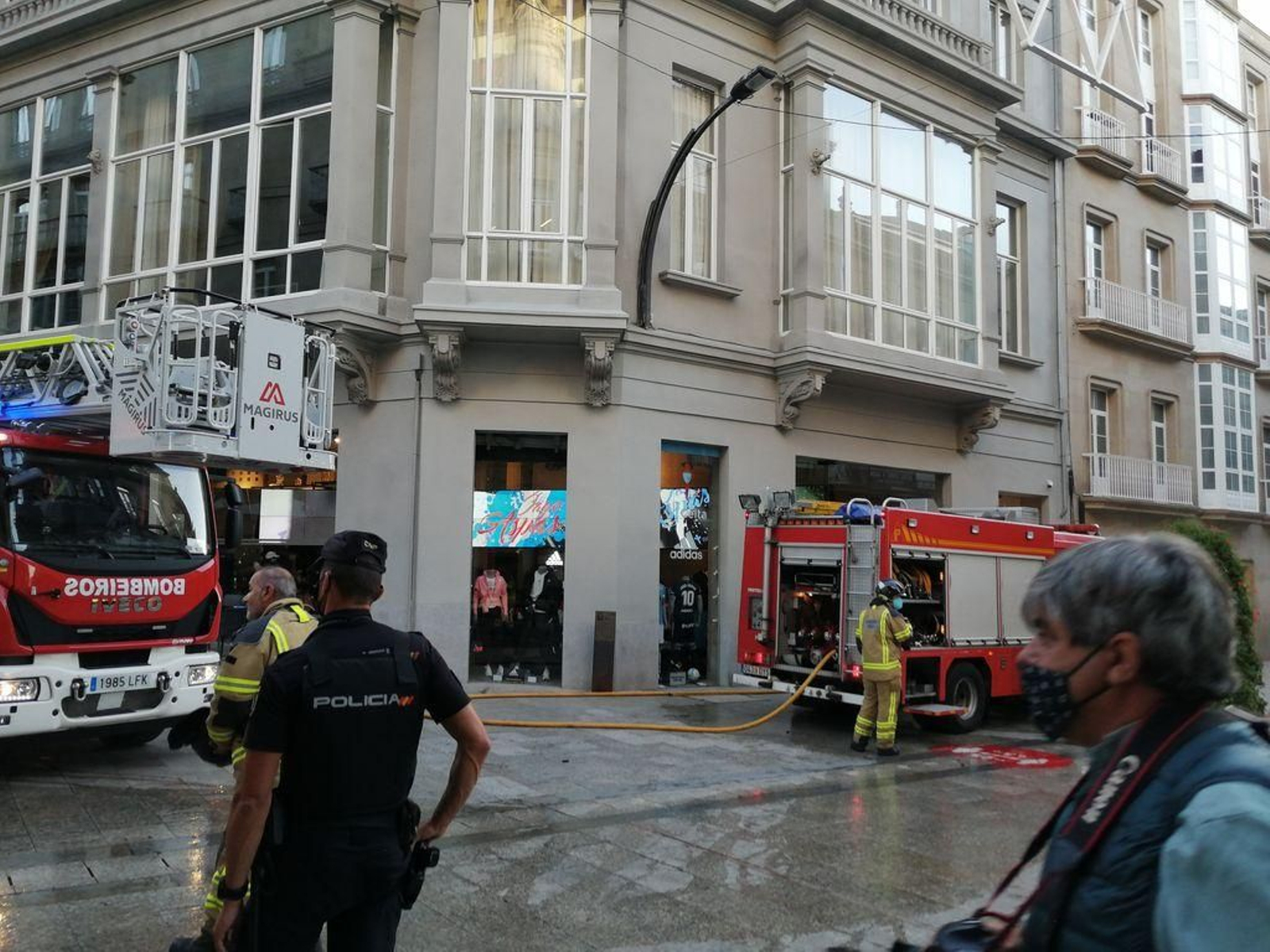 Un incendio se desata en la sede del Celta 47