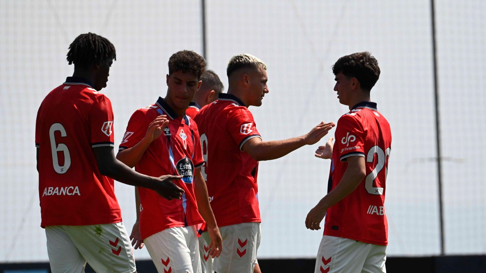 El Celta contra el Académico de Viseu.