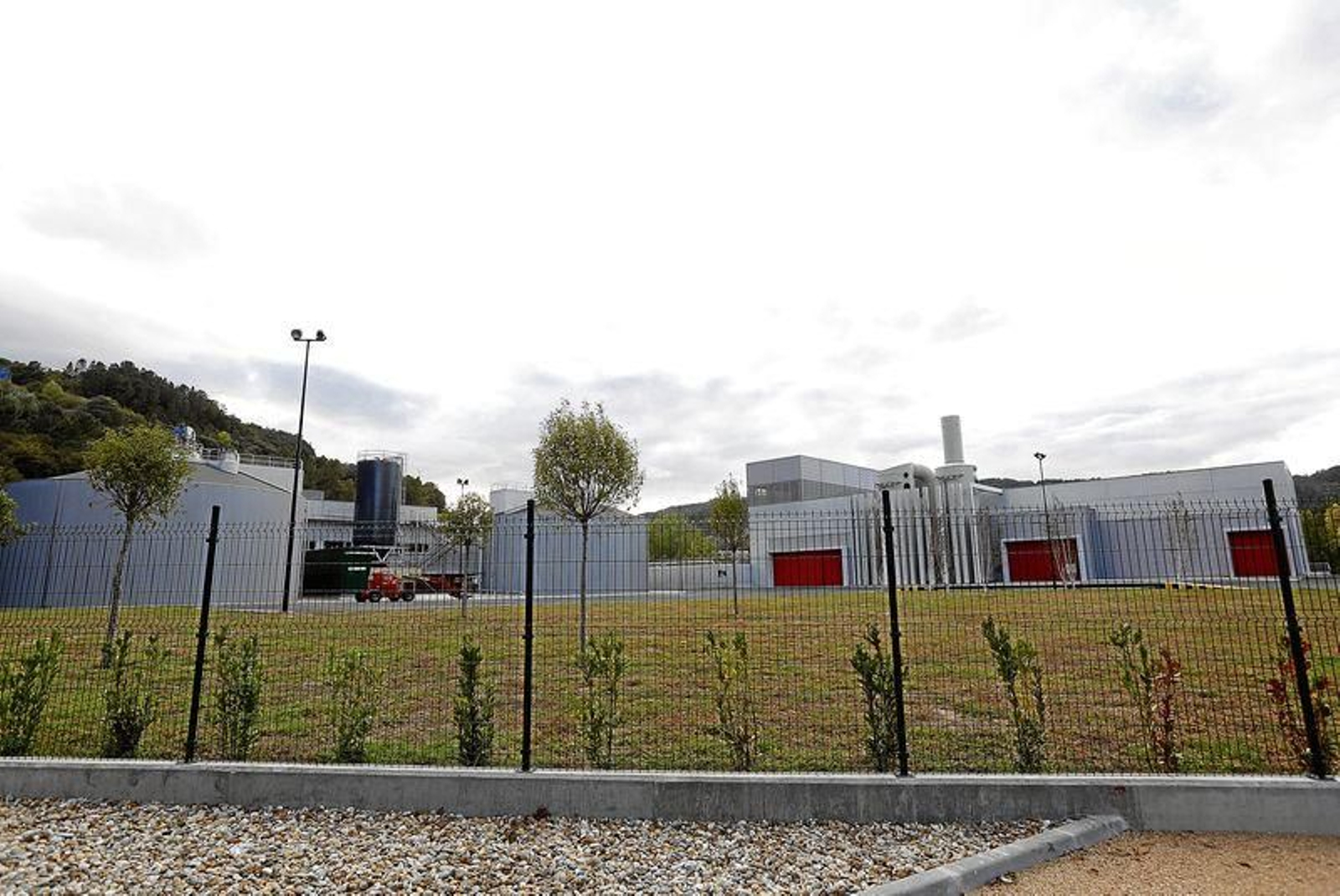 Depuradora de Reza, donde se realizan los muestreos. (Foto: Xesús Fariñas)