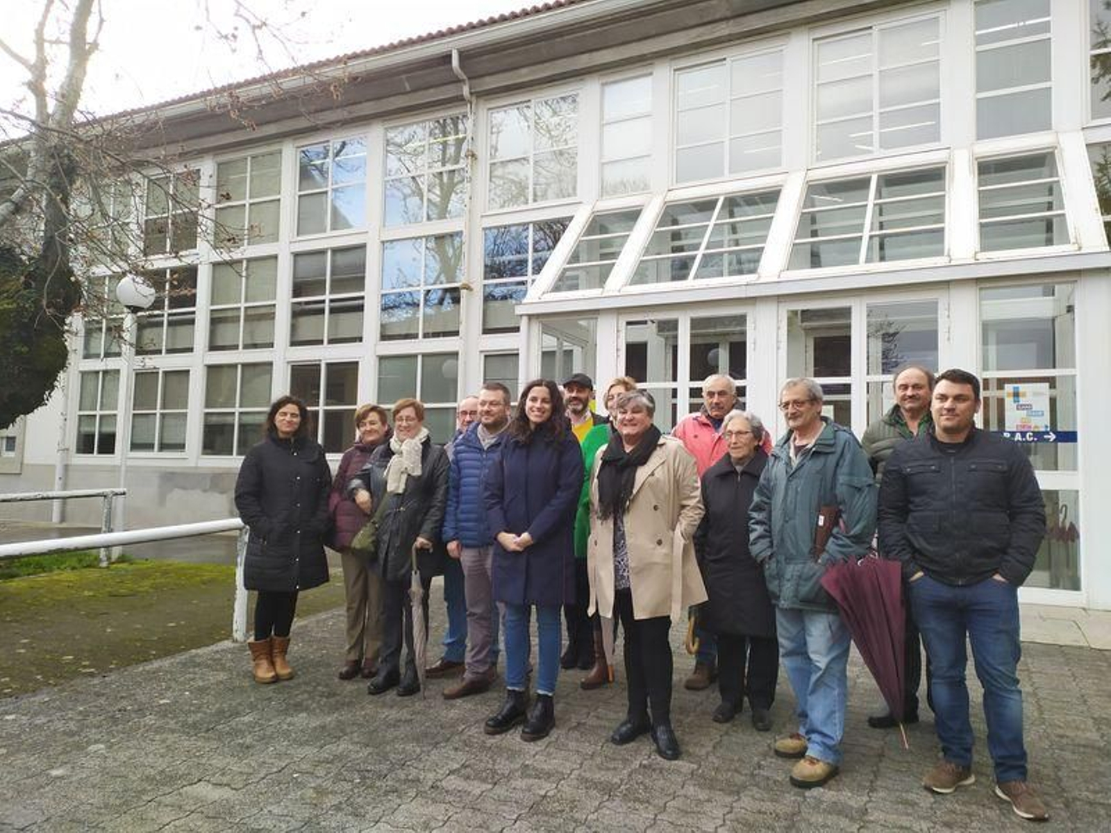 Representantes y simpatizantes del BNG.