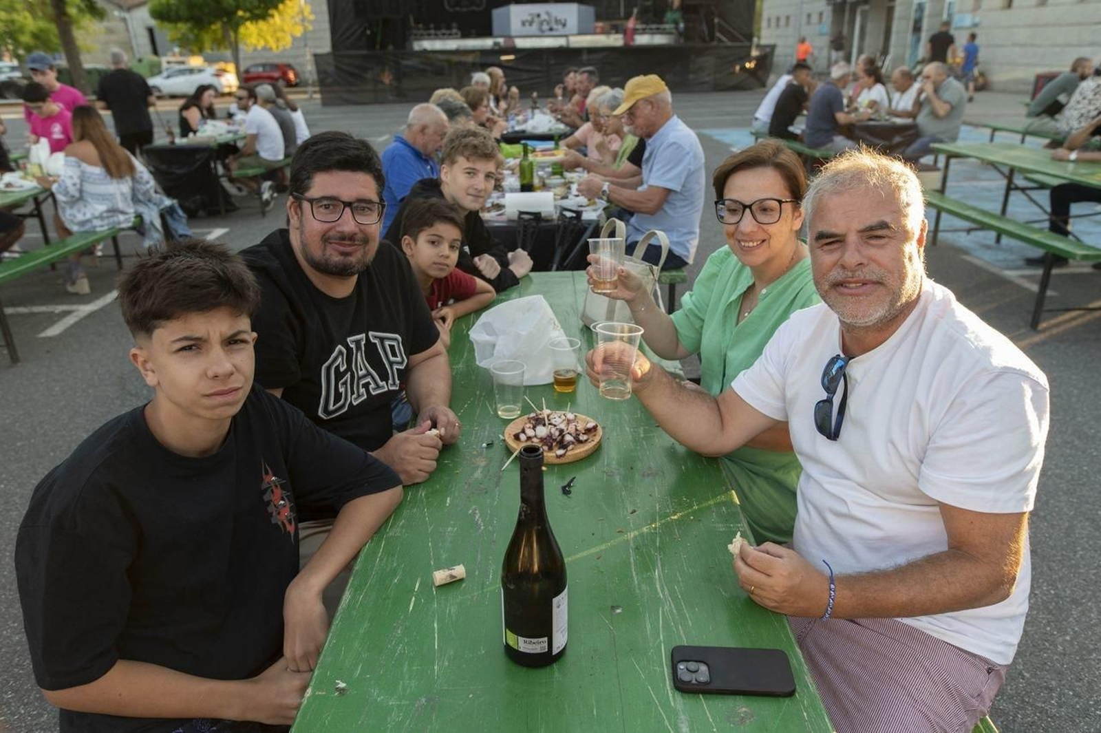 Manuel, Pedro, Antonio, Bernardo, Susana y Eduardo