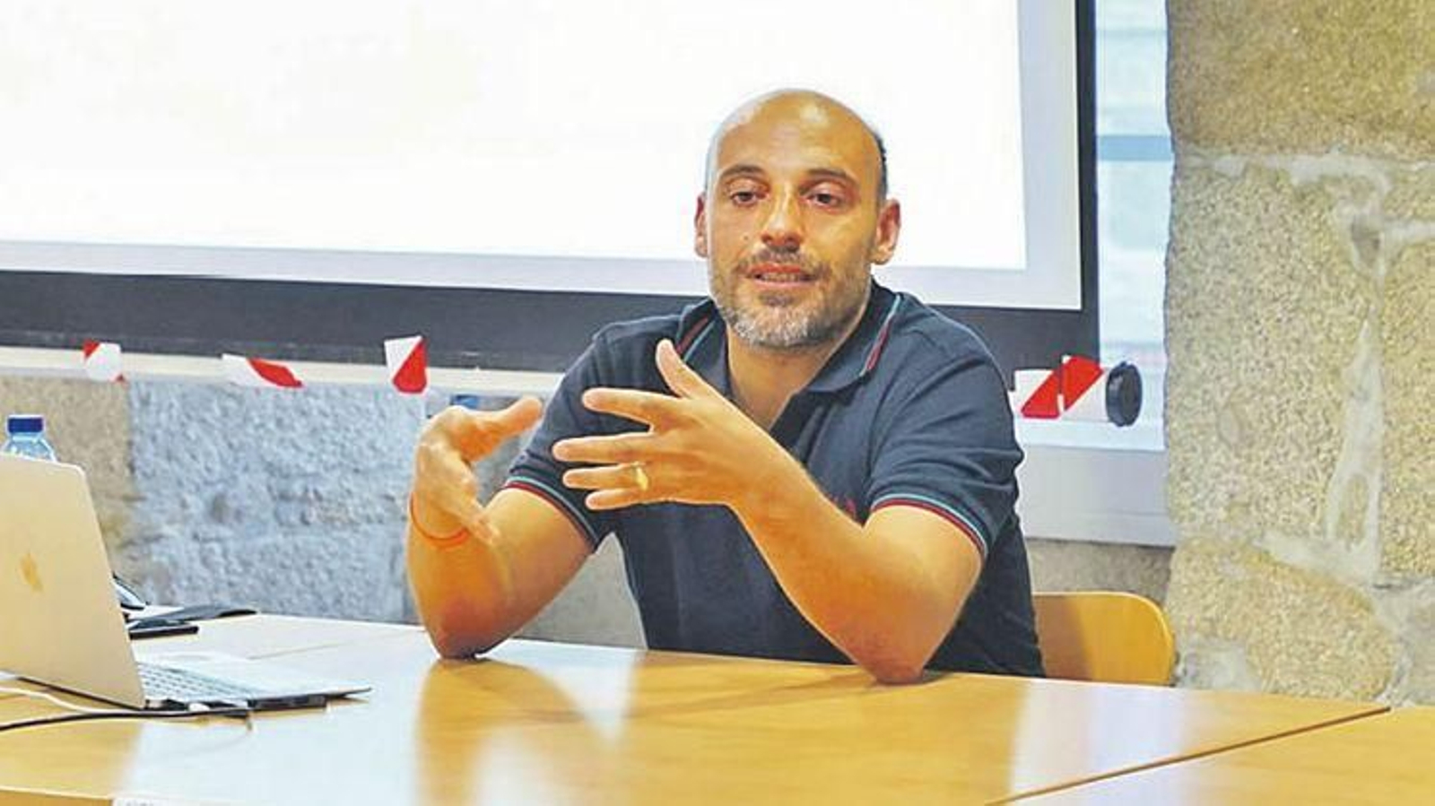 Diego Piay, durante la conferencia de ayer, organizada por Dante Vigo.