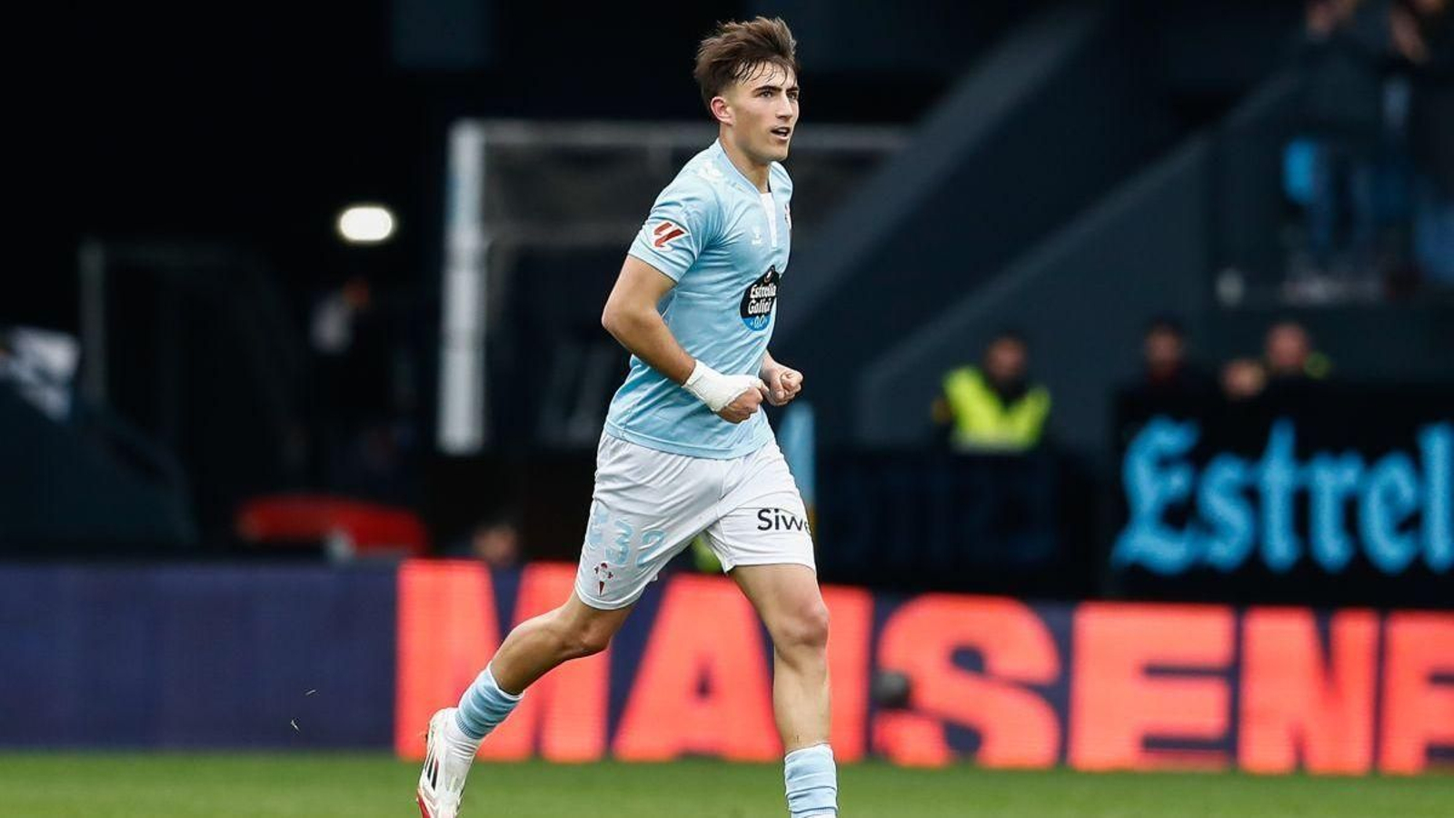 Javi Rodríguez, en el partido del pasado fin de semana contra el Betis en el estadio de Balaídos.