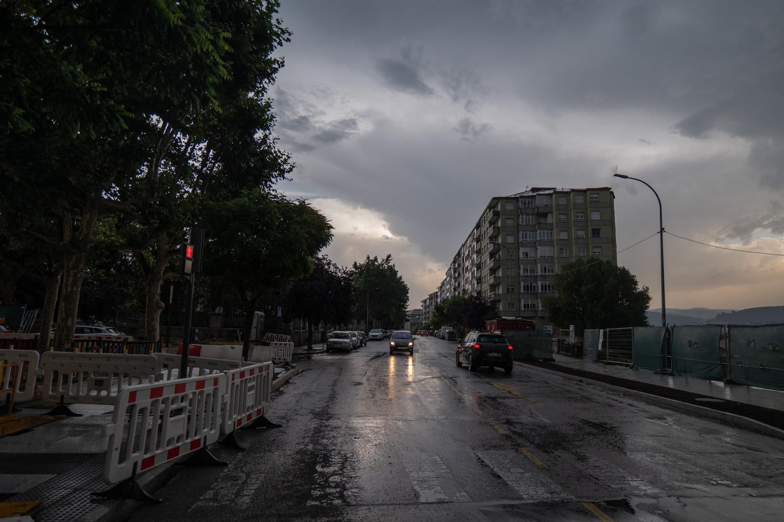 Galería | La ola de calor se despidió con intensas tormentas en Ourense, en fotos