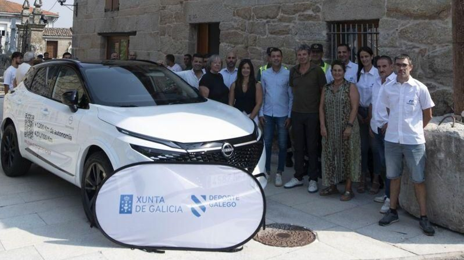 Asistentes a la presentación de la séptima Subida a Taboadela.