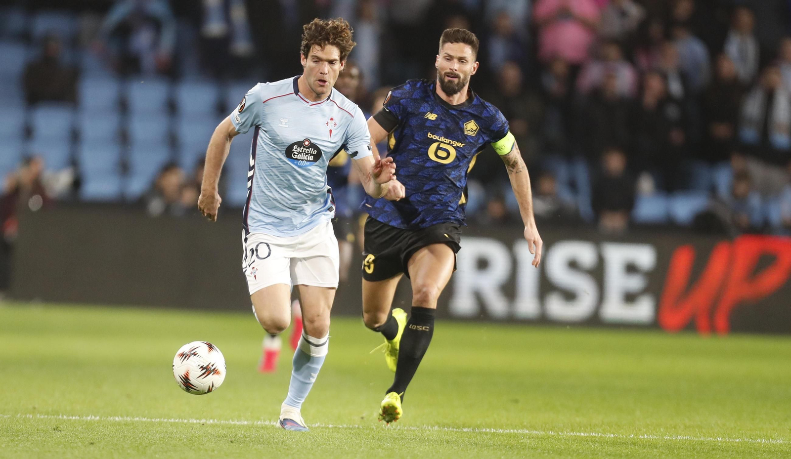 Galería | El Celta recibe al Lille en Balaídos