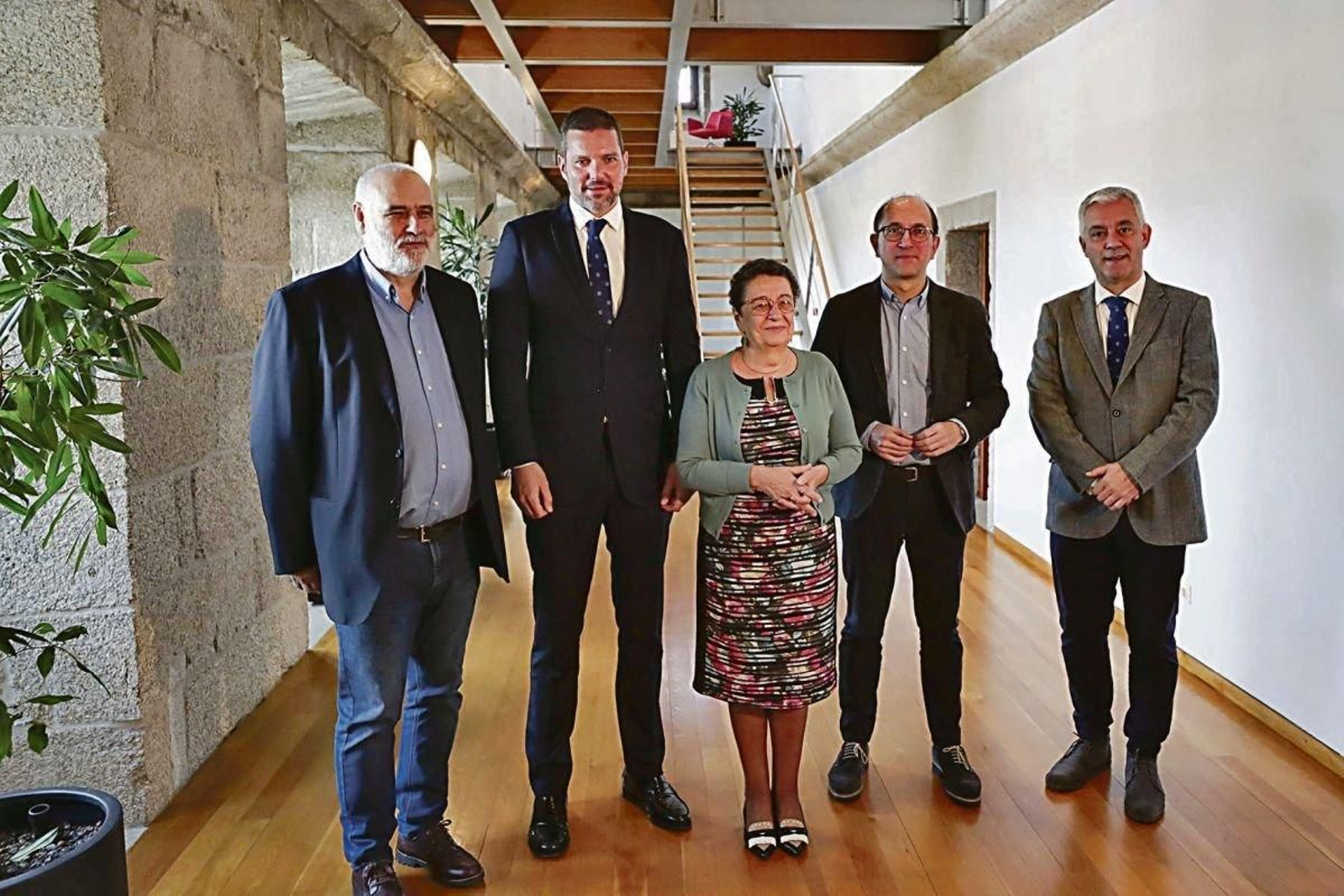 López Campos, Rosario Álvarez, Anxo Lorenzo e Valentín García.