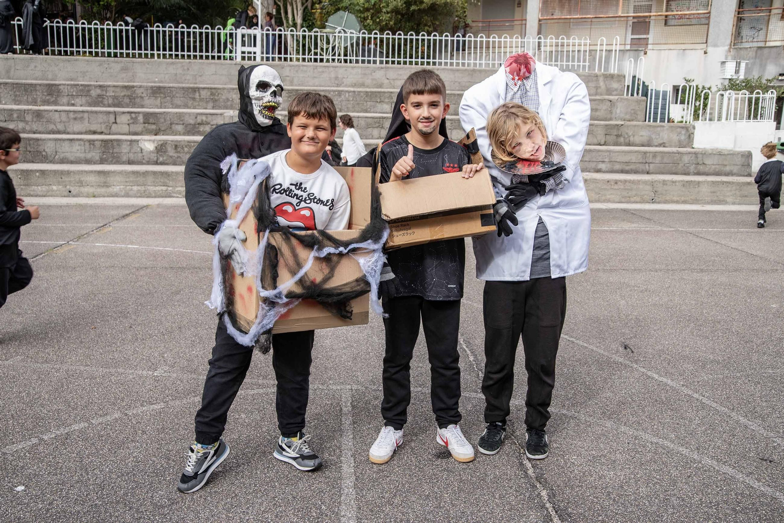 Galería | Samaín y magosto se juntan en la celebración festiva del CEIP Pintor Laxeiro de Vigo