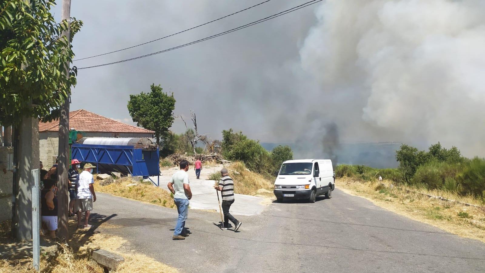Incendio en Cualedro