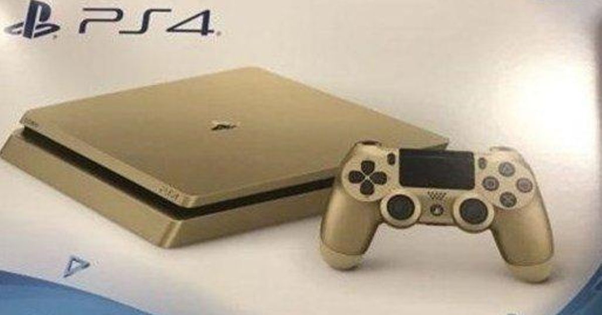 Sony prepara la llegada de una PS4 Slim en color dorado