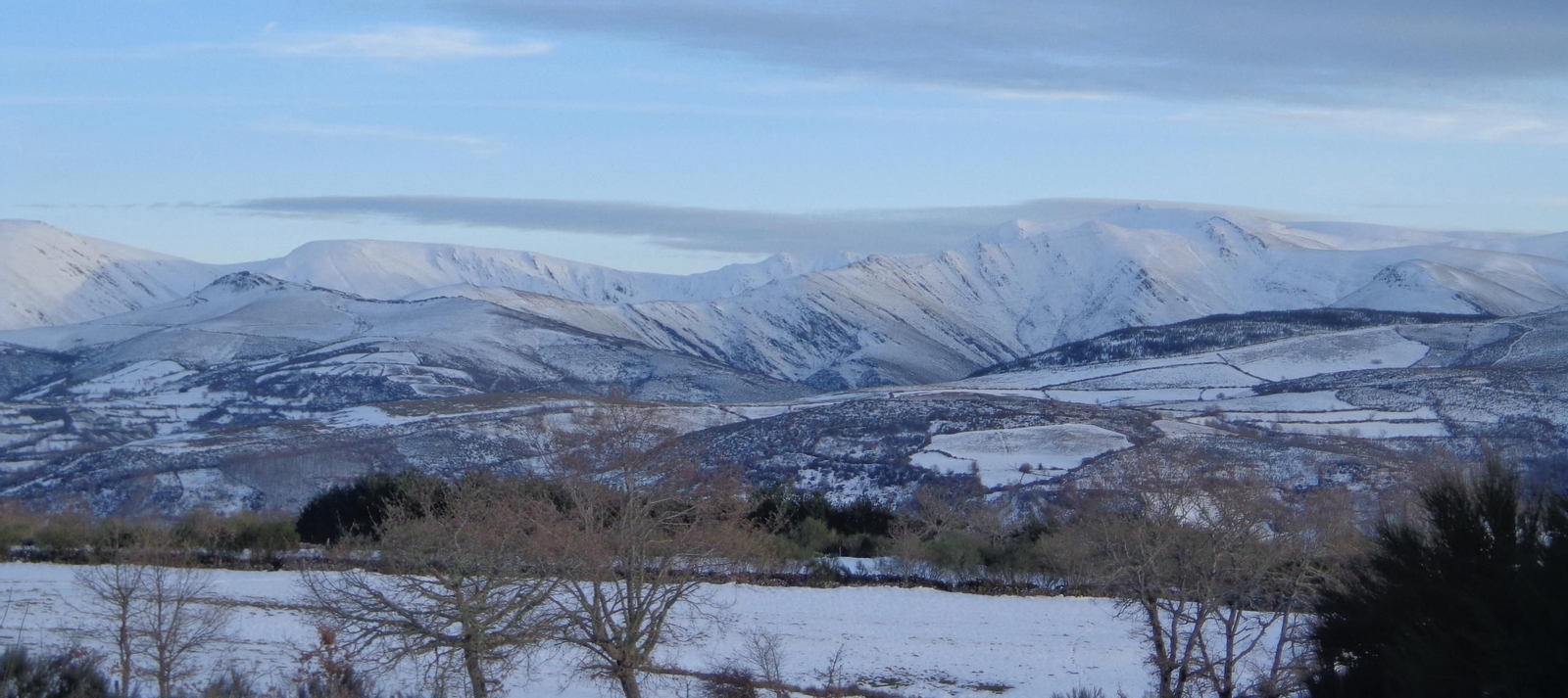 A Serra de Queixa en inverno