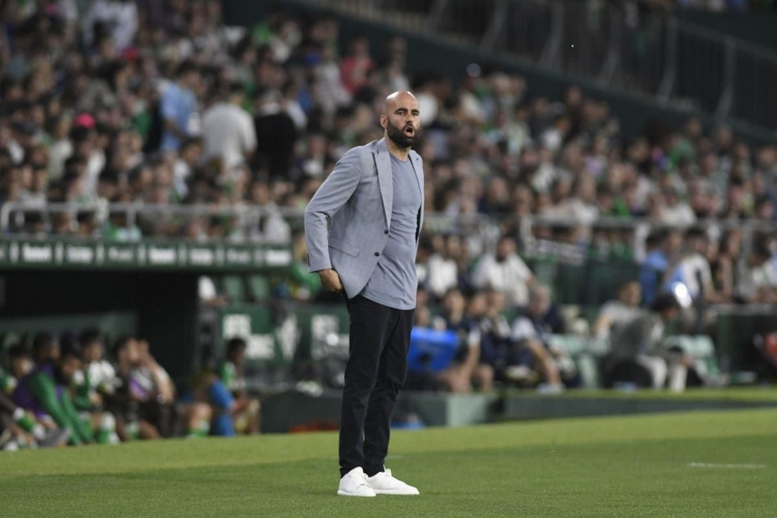 Claudio Giráldez sufrió ayer su primera derrota como entrenador del primer equipo del Celta.