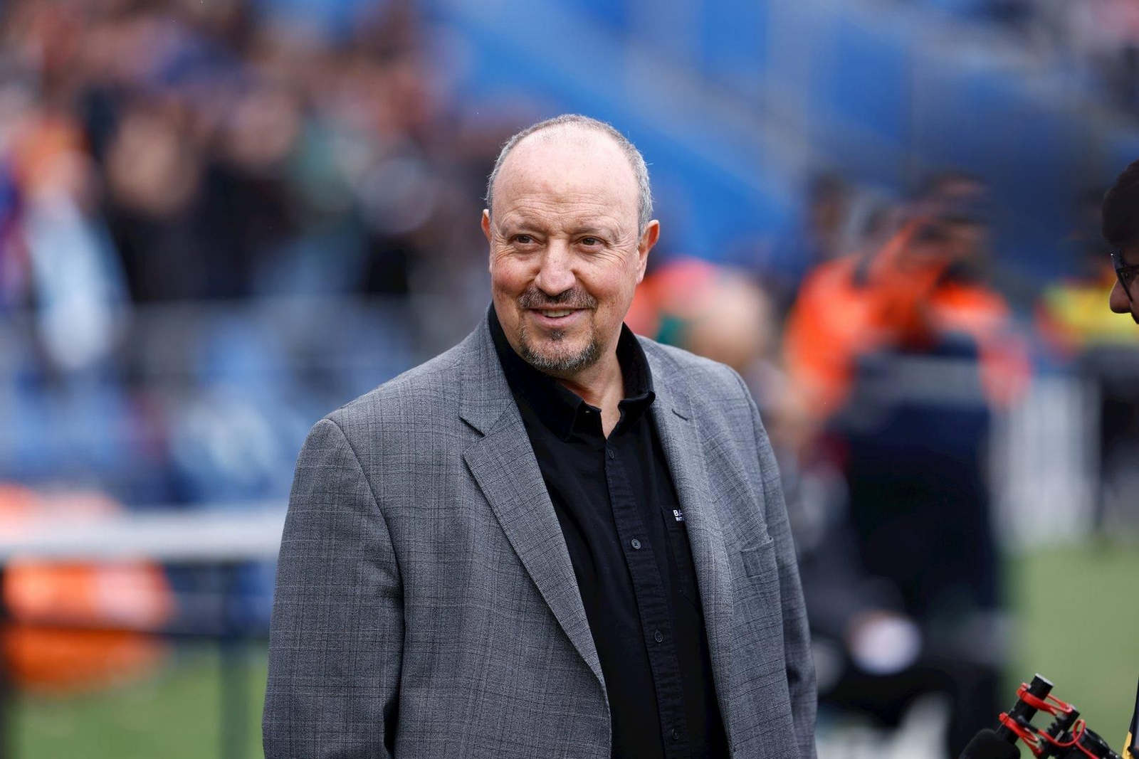 Rafa Benítez en el Getafe-Celta.