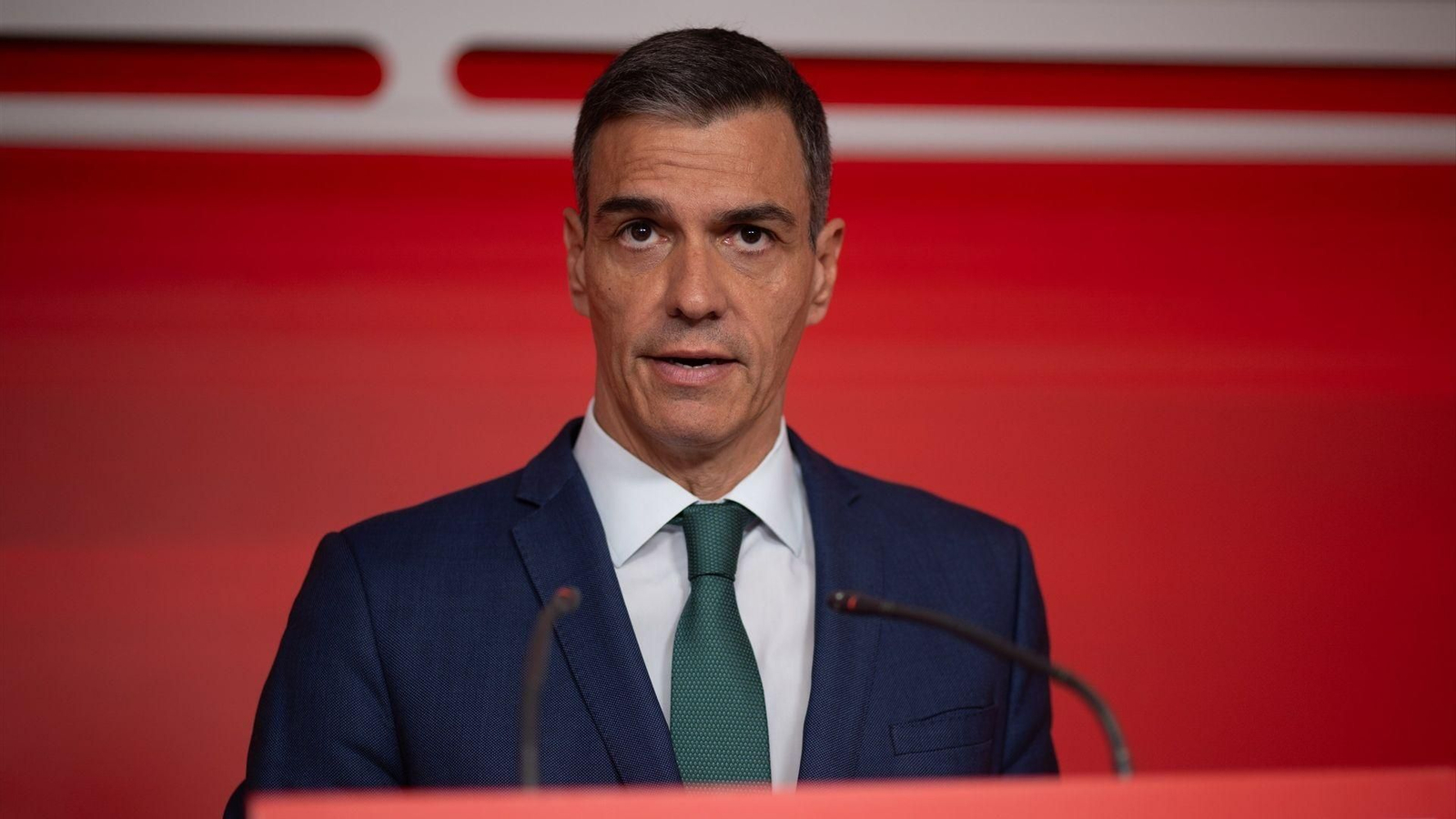 El secretario general del PSOE y presidente del Gobierno, Pedro Sánchez.