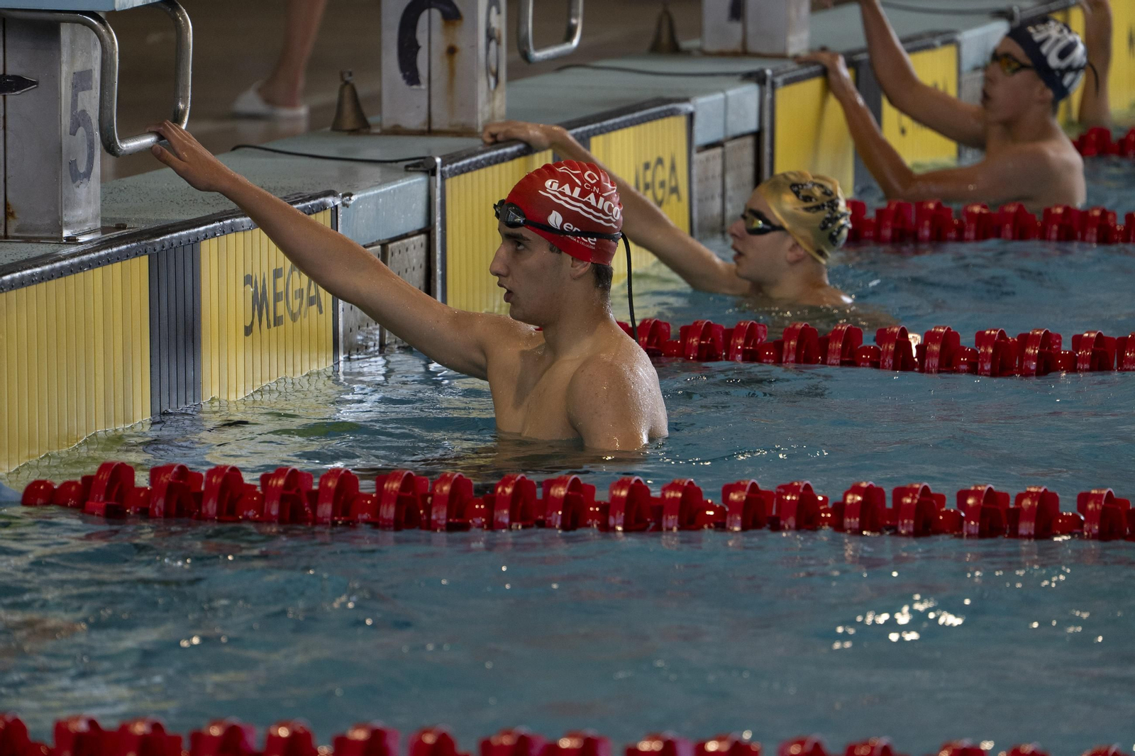 El CN Pabellón logra un triplete de alegrías en casa durante el Campeonato Gallego de natación