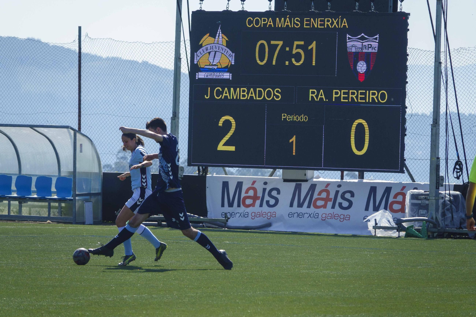 Galería | El fútbol femenino se cita en A Madroa para la II Copa Máis Enerxía