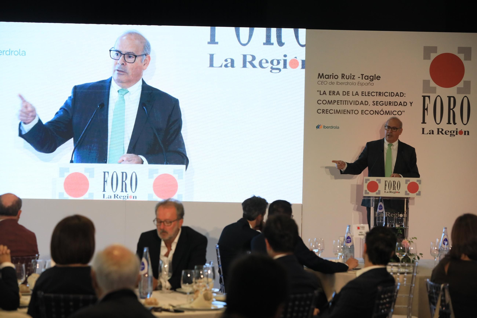Galería | Mario Ruiz-Tagle, CEO de Iberdrola España, congrega a numerosas personalidades e invitados en el Foro La Región