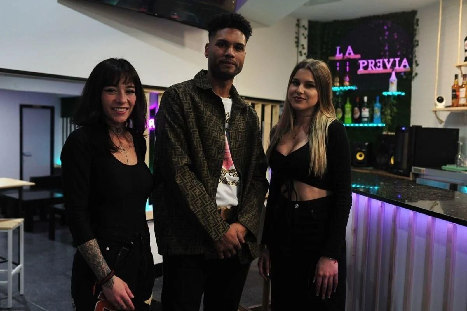 Melani Mauriello, Fernando Reyes y Nadia Algüera en La Previa.