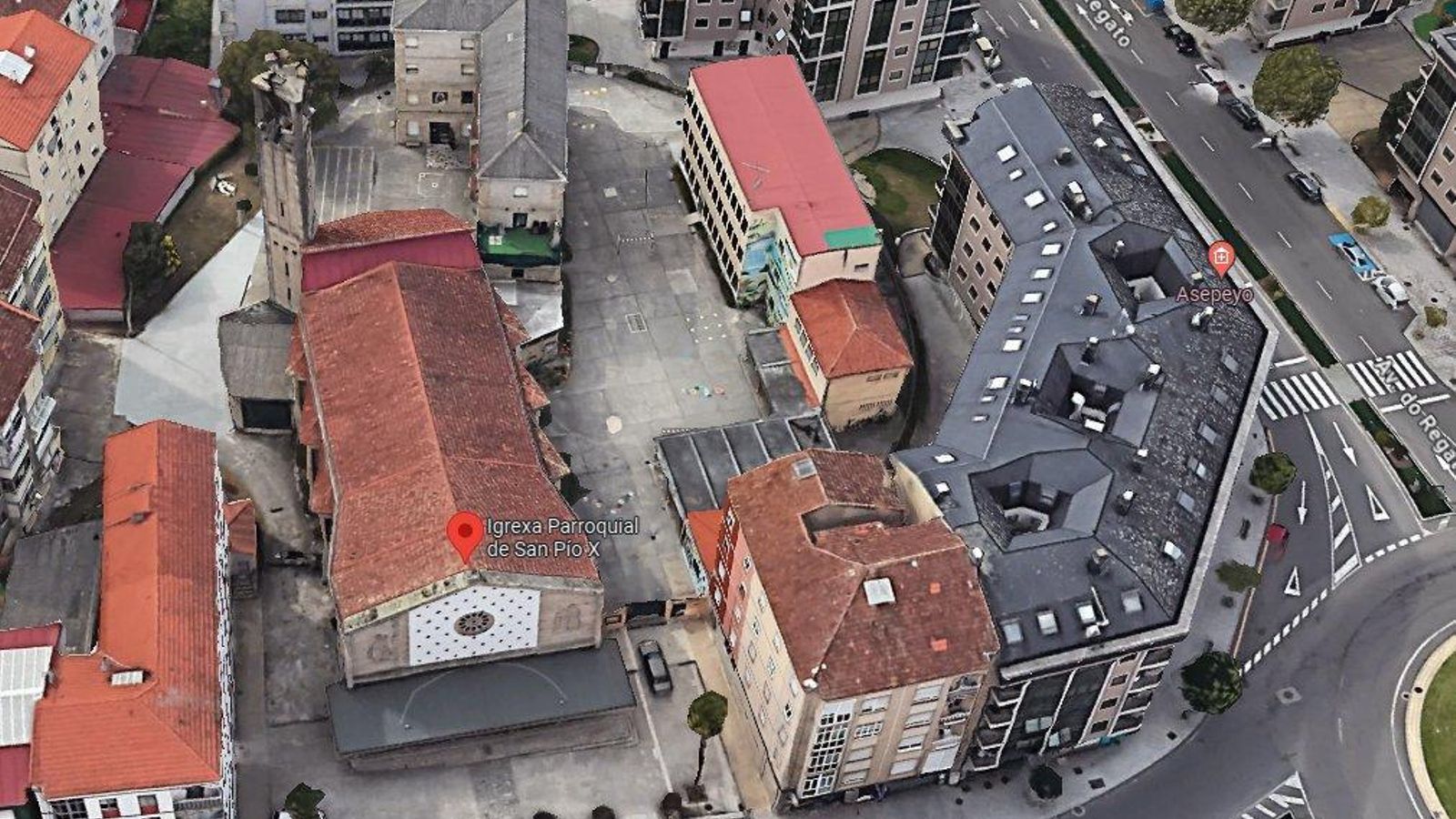 El lugar donde se encontraba la plaza.