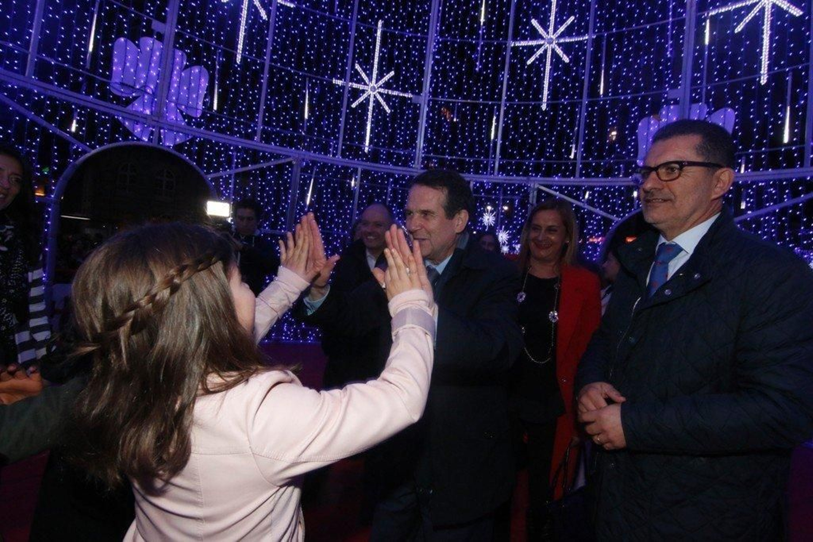 Encendido de las luces de Navidad Foto JV Landín 124