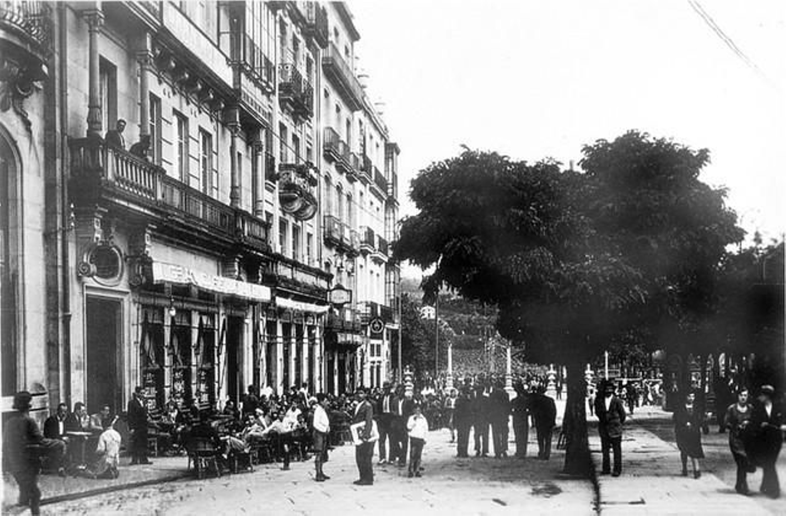 Zona de los viejos cafés ourensanos