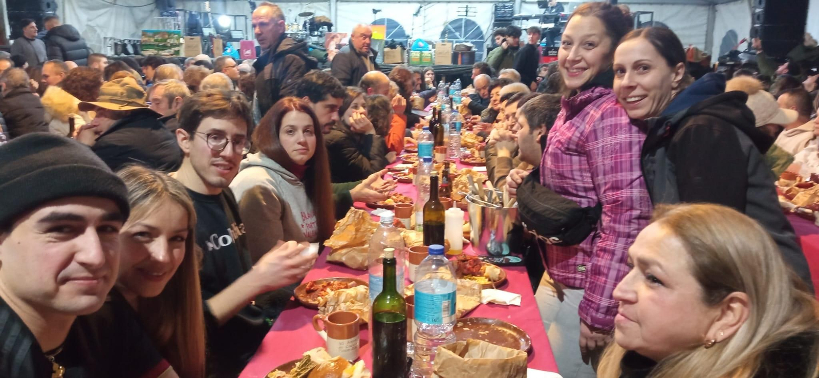 Galería | Cocido para combatir la borrasca Ingrid en Piñeiro