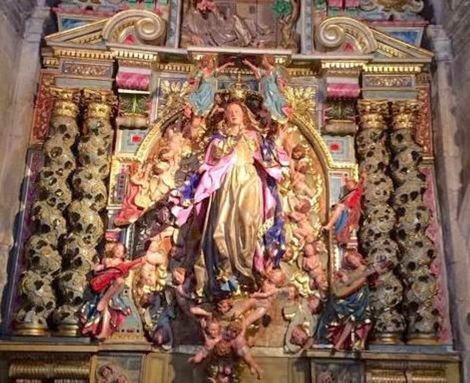 Retablo de la Asunción de la catedral.