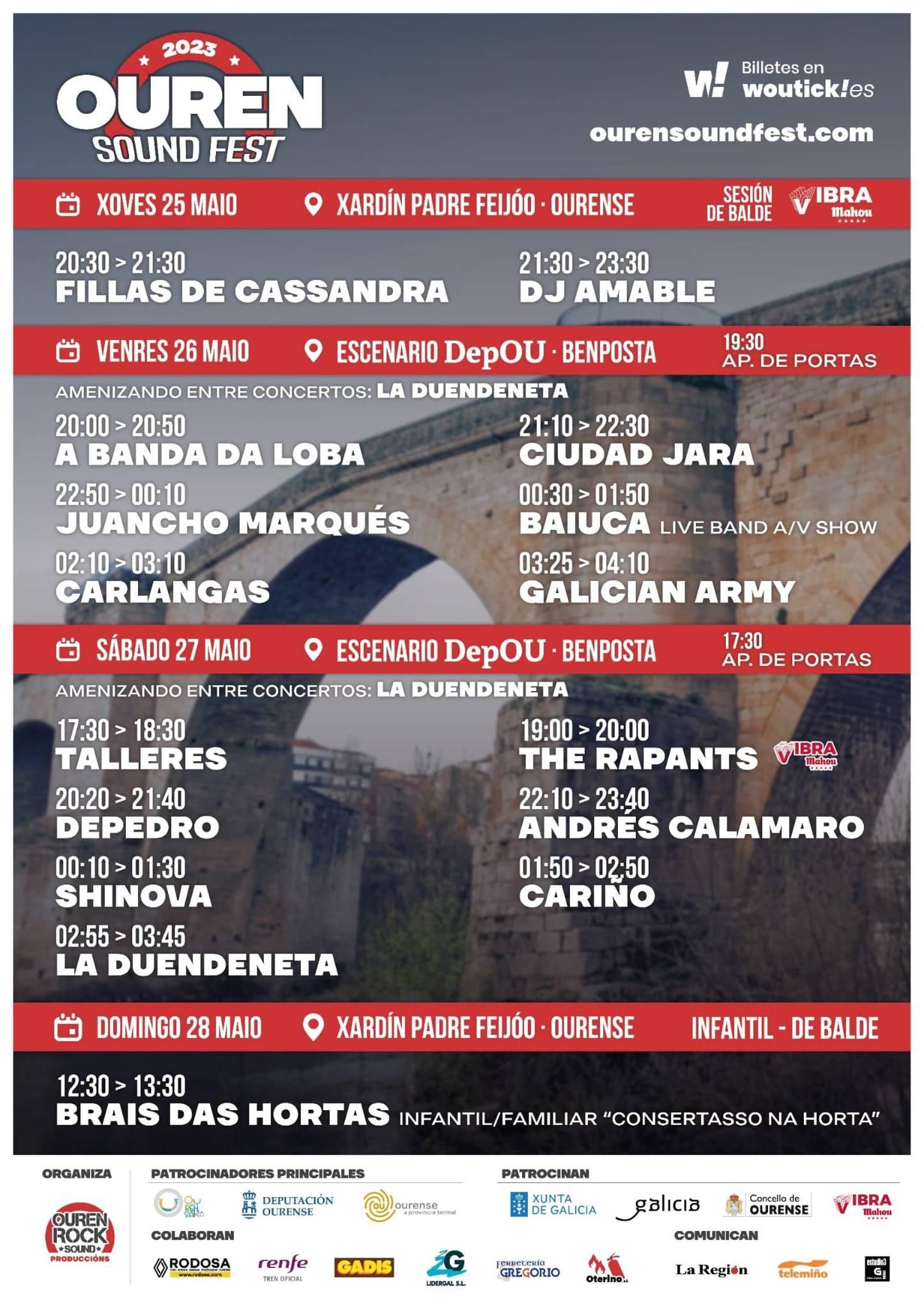 Cartel del Ouren Sound Fest.