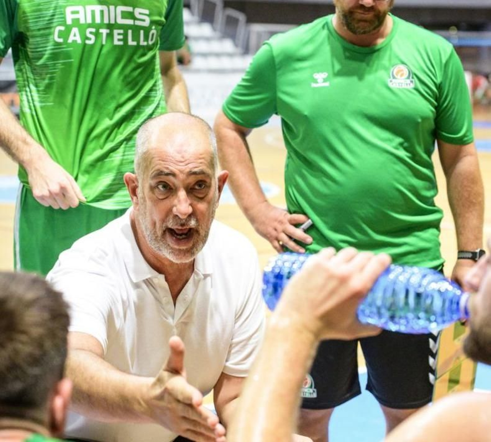 Juan Antonio Orenga, en un tiempo muerto.