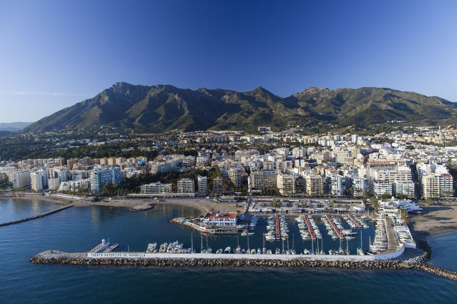 Vista panorámica de Marbella
