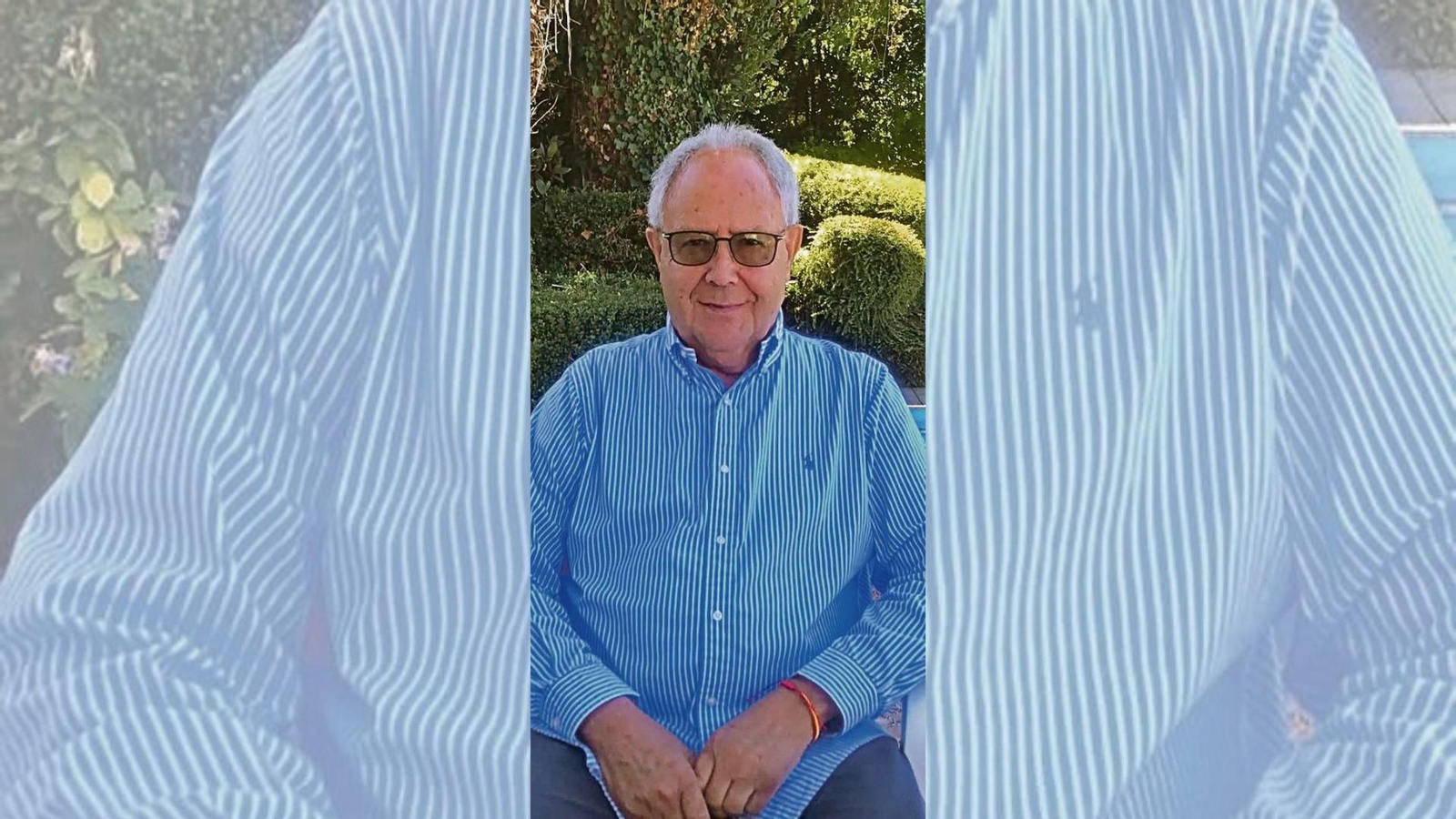 Servando Cid en su casa de Celanova.