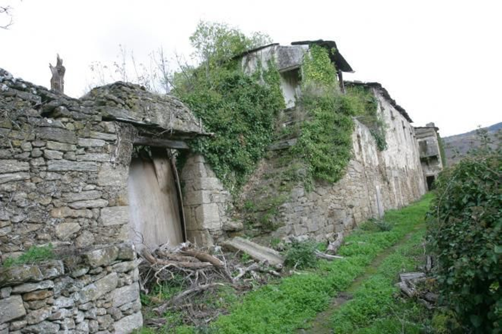 Deterioro del Monasterio de San Paio de Abeleda