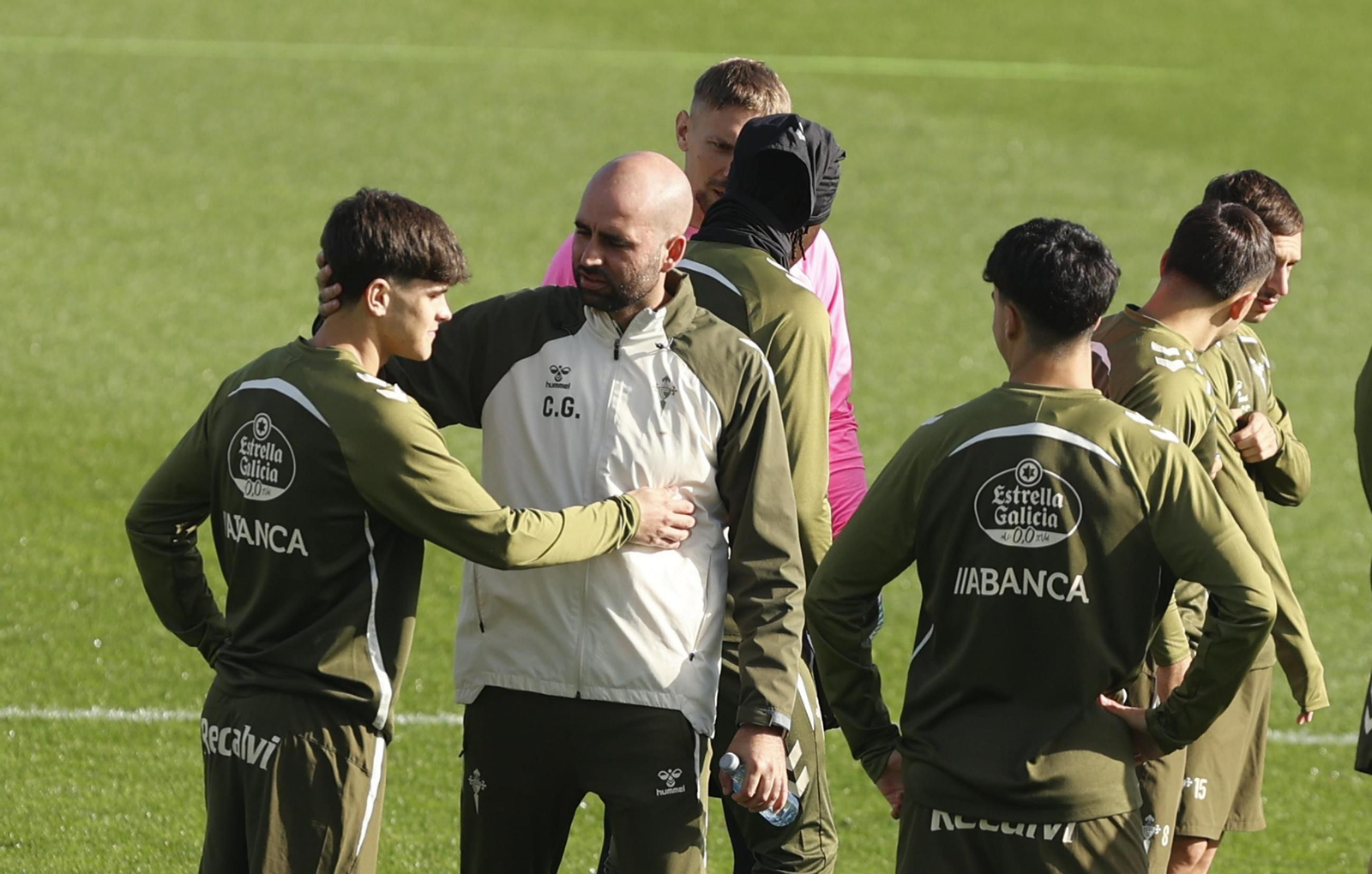 Galería | El Celta entrena en Afouteza antes del partido contra el Barcelona