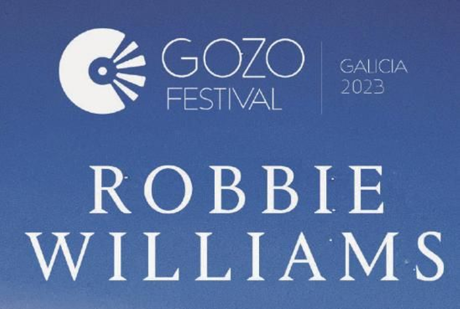 Robbie Williams actuará en Santiago el 8 de julio.