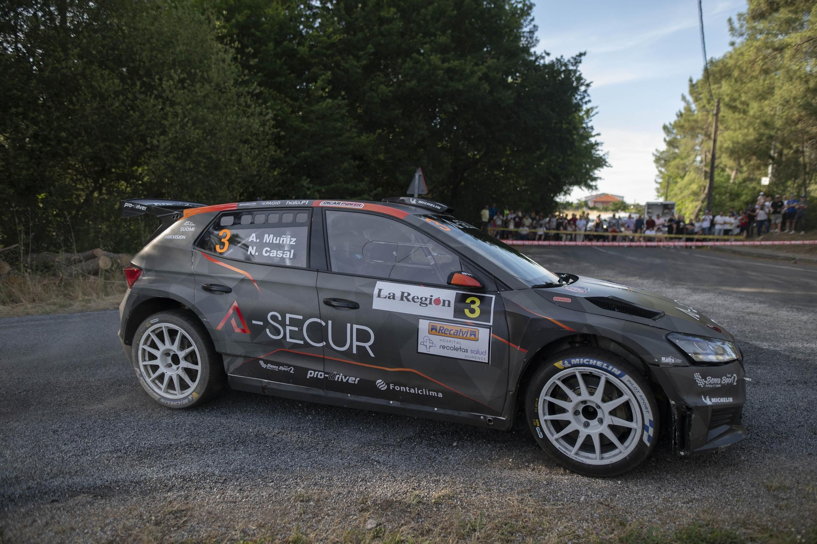 Galería | El tramo San Amaro-Cenlle estuvo lleno de velocidad en el Rally de Ourense, en fotos