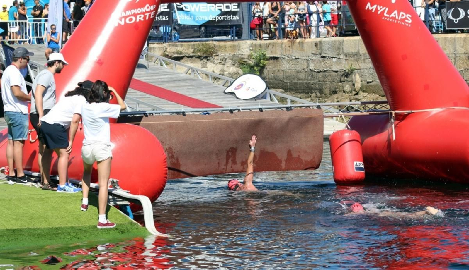 El arco de llegada estará preparado en la dársena del Náutico.