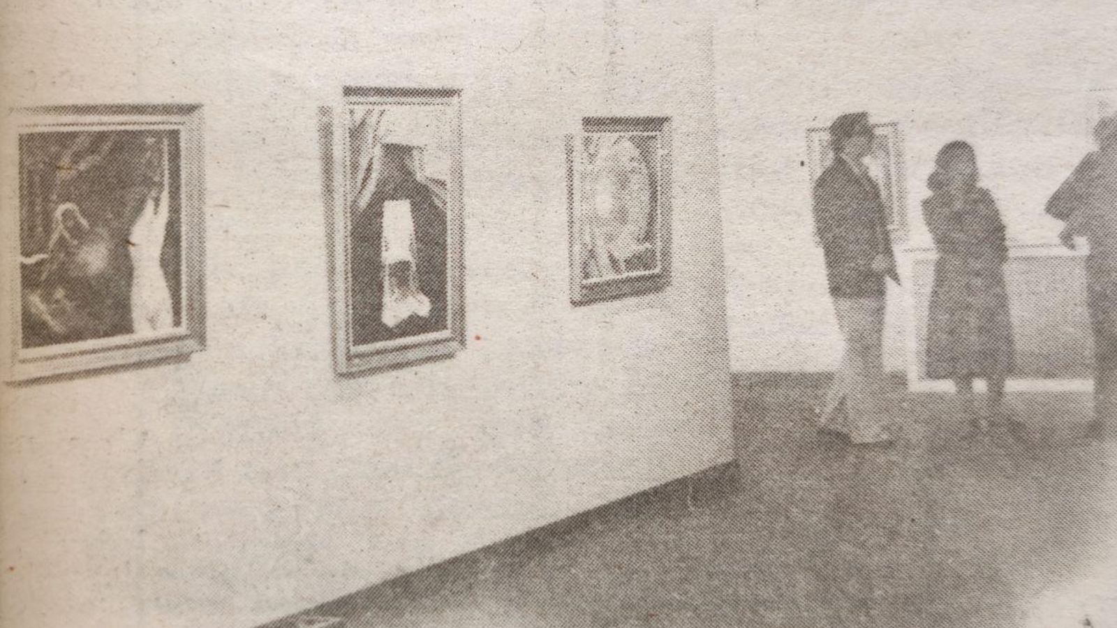 Exposición de Vidal Jiménez en Galería de Arte Souto.
