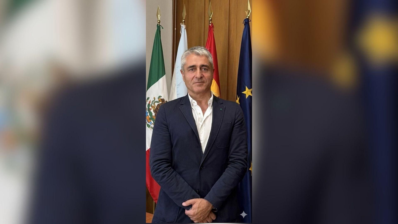 Alfonso Pereira en su nombramiento como cónsul