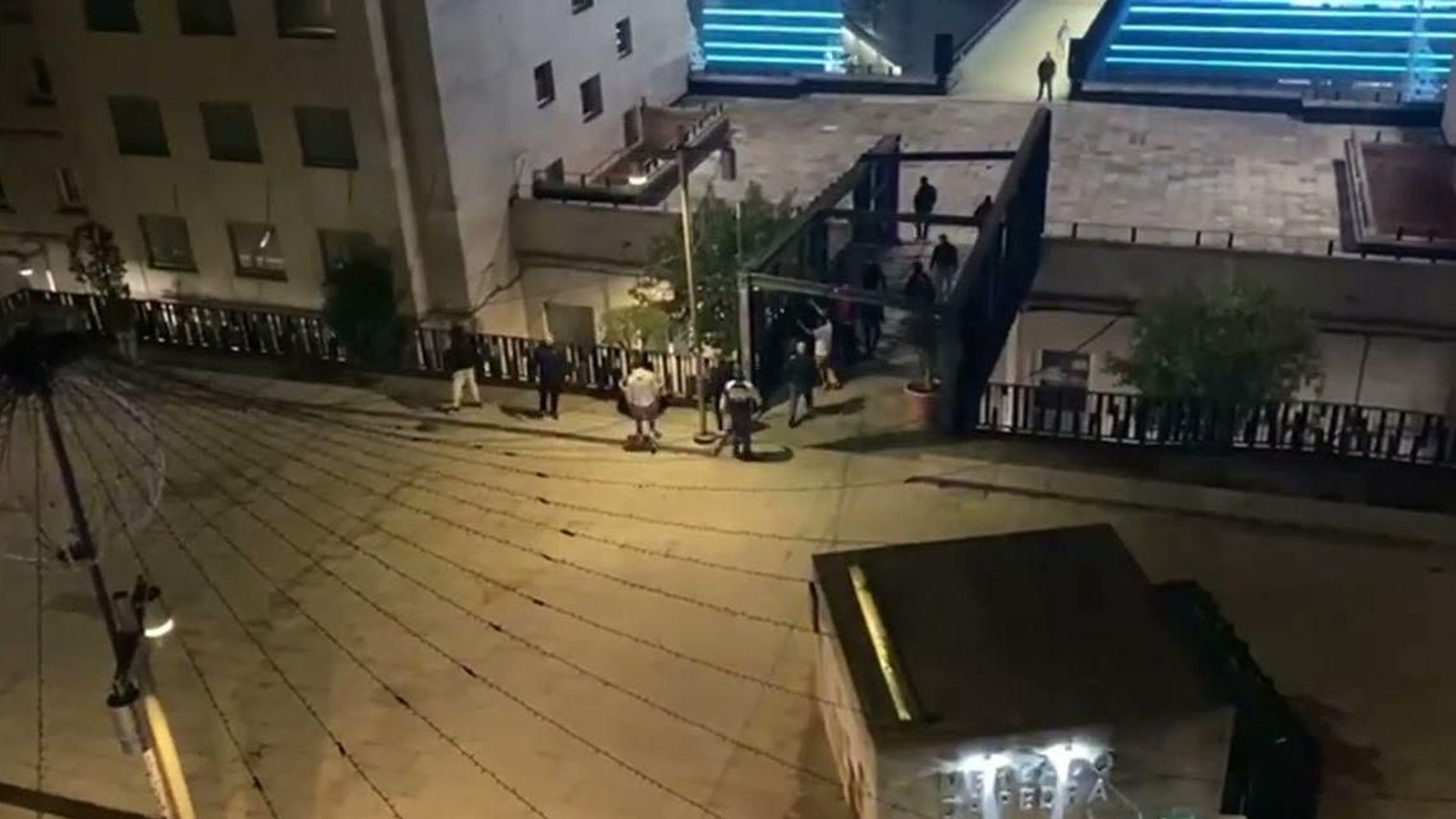 Varias reyertas registradas en el centro de Vigo por aficionados del Niza.