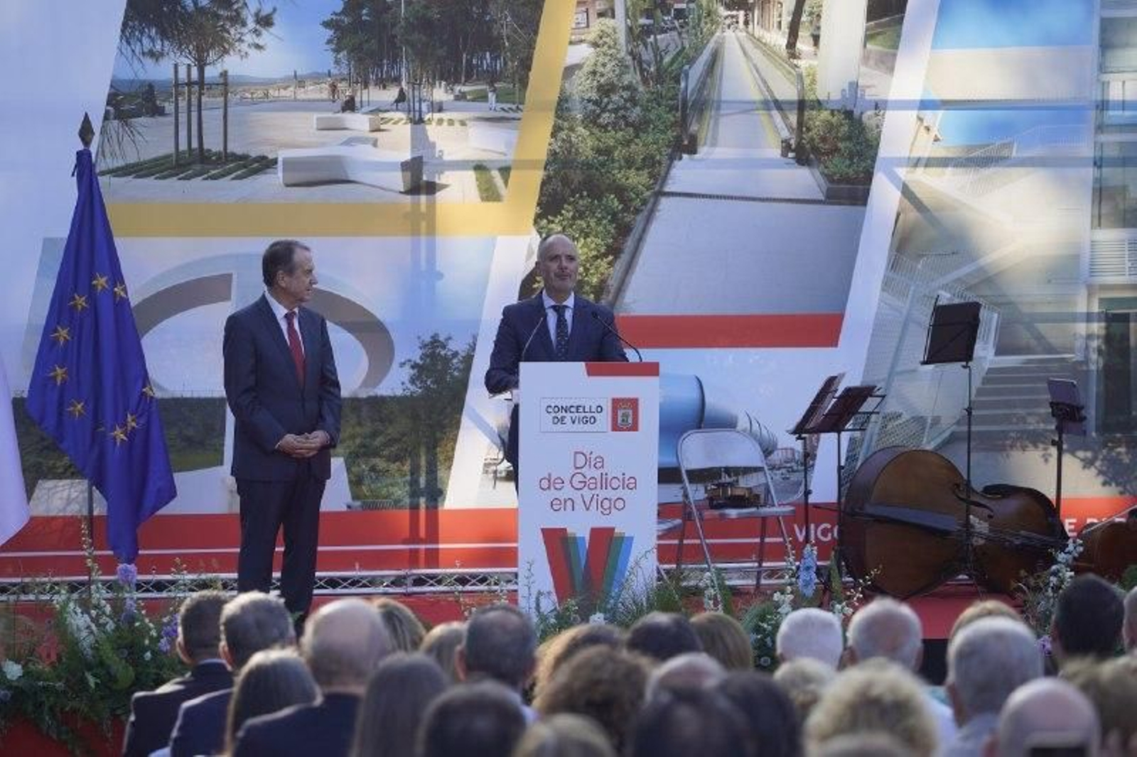 Galería | Vigo celebra o Día de Galicia cun acto en Castrelos