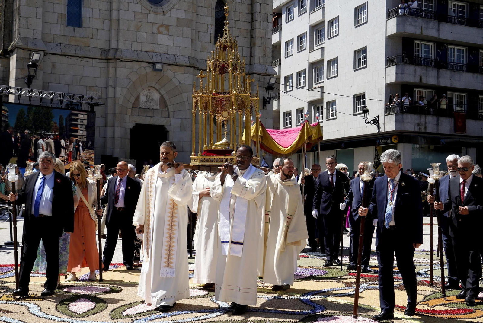 Celebración del Corpus en Ponteareas.