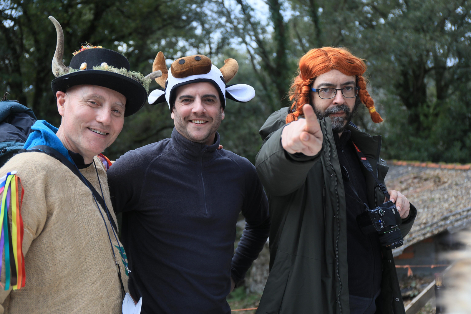 Caza del oso en Sande, Cartelle. José Paz