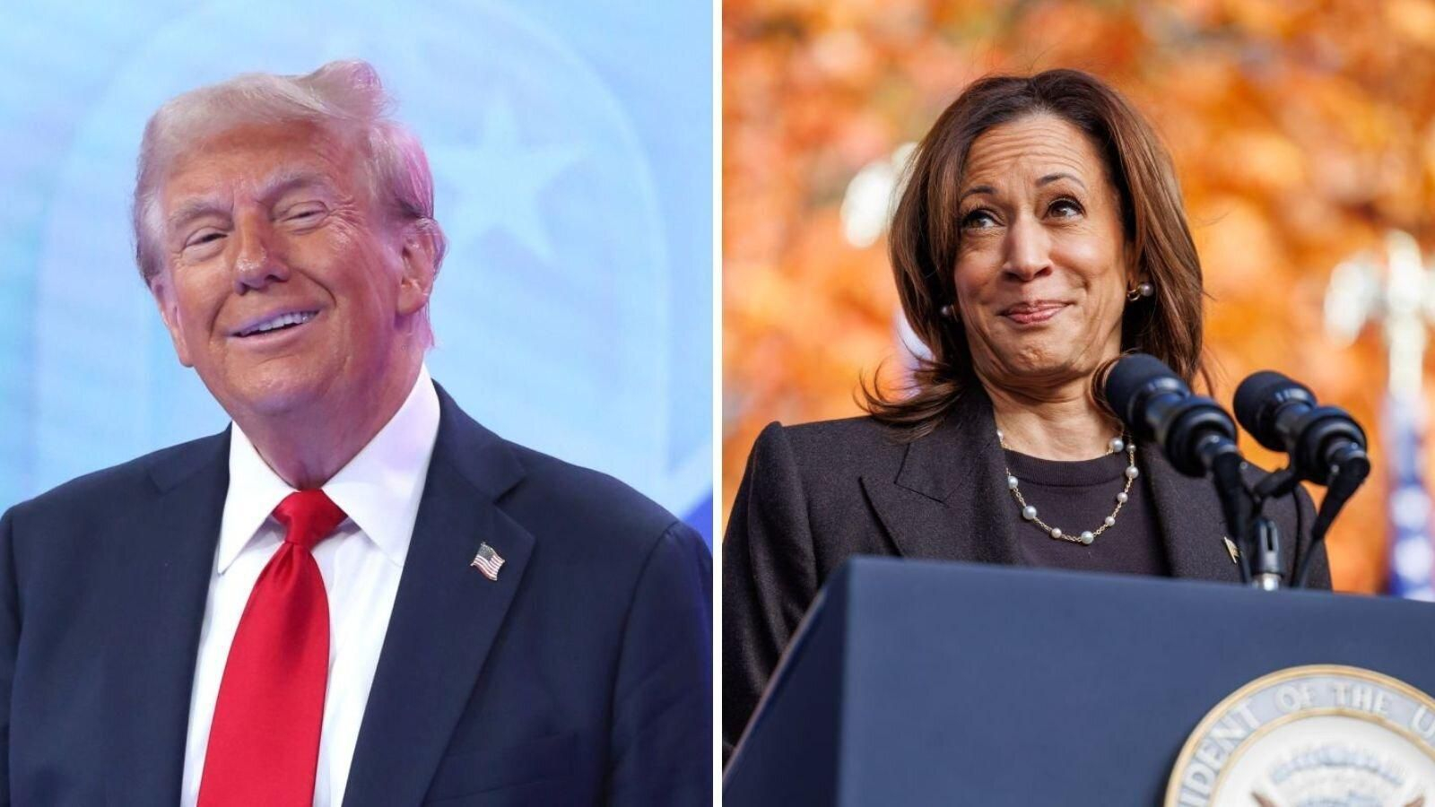 Donald Trumo y Kamala Harris