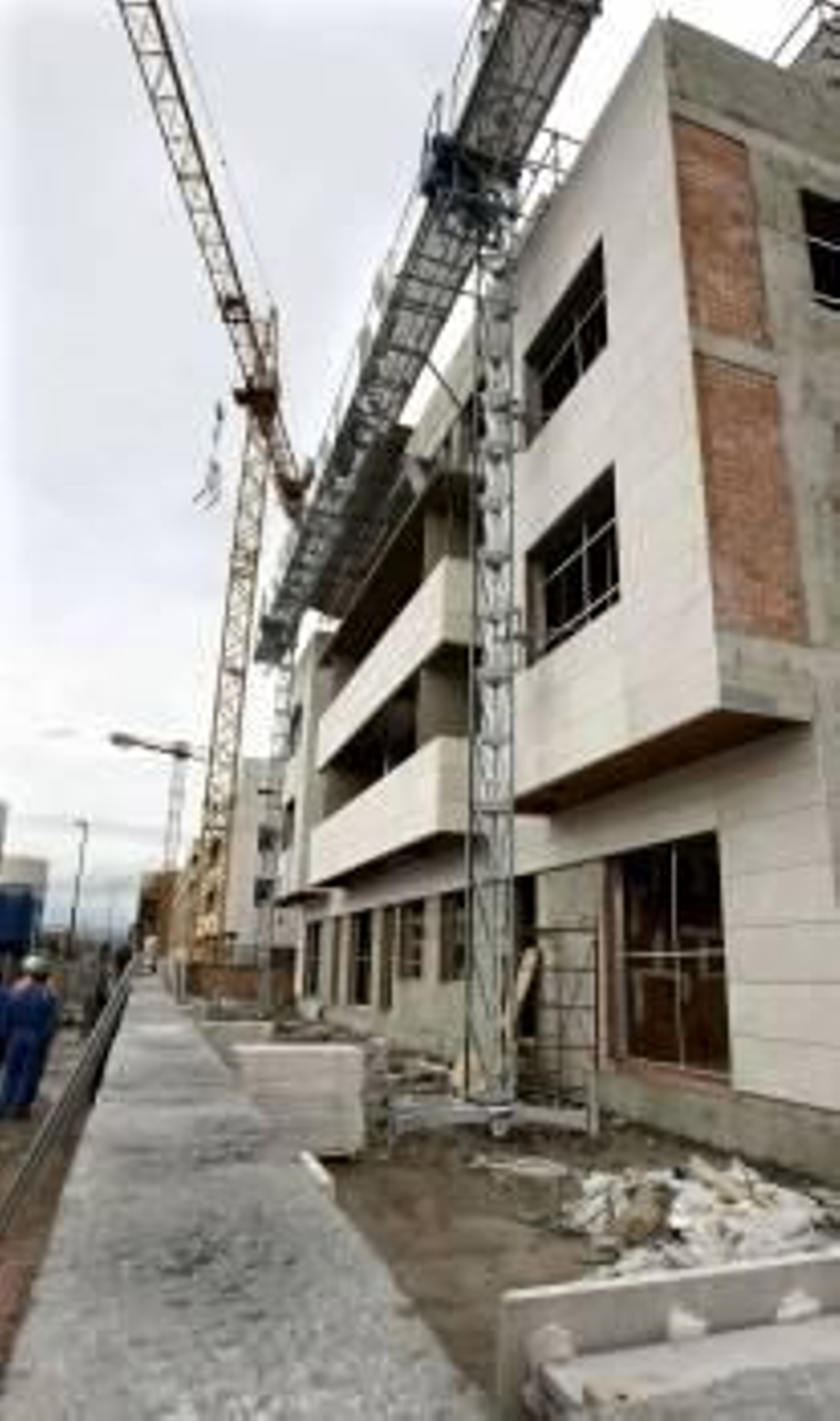 Un grupo de viviendas en construcción, el sector más perjudicado por la reducción (Foto: XXXX)