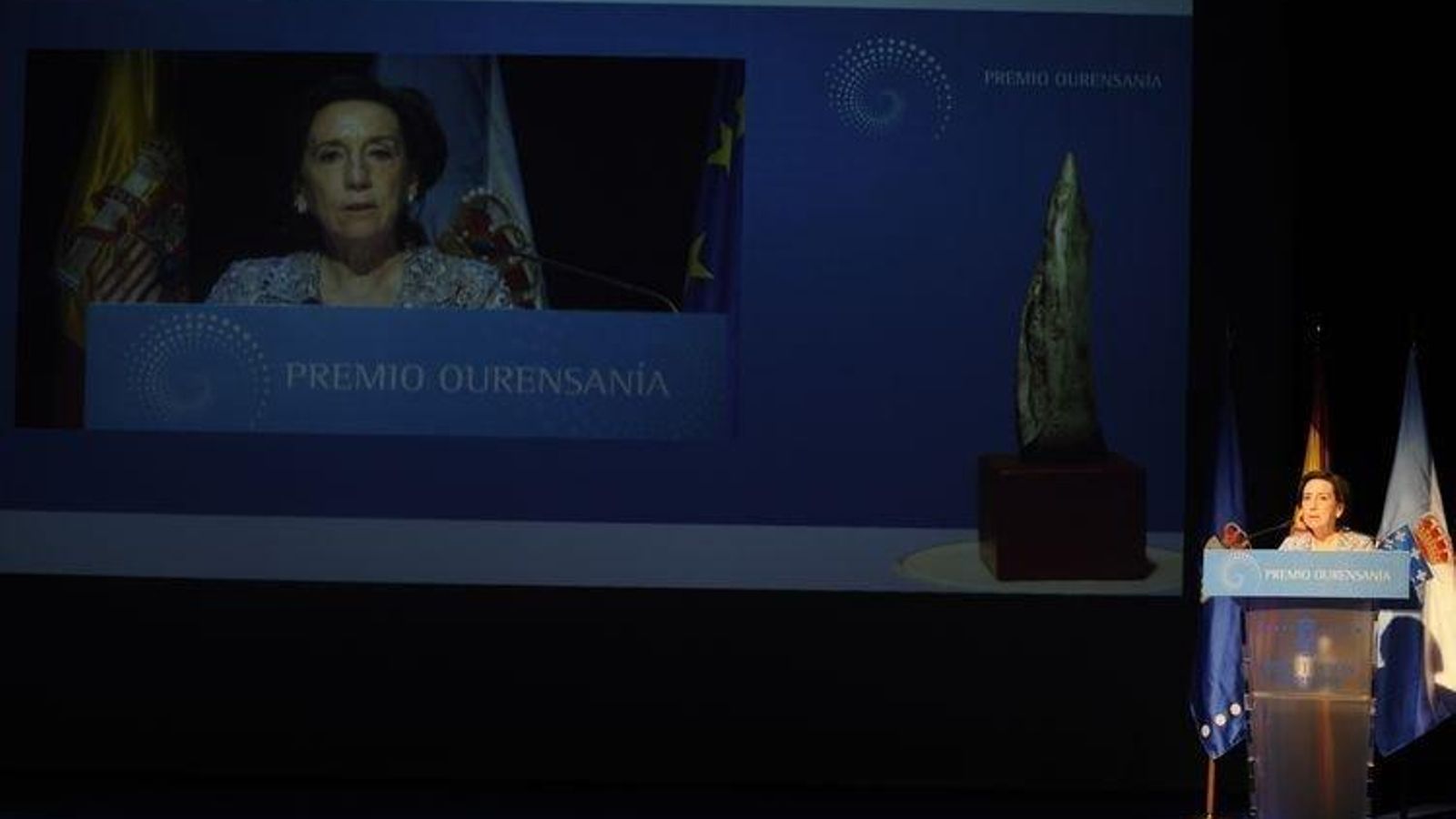 Victoria Prego recibió el premio Ourensanía 2014