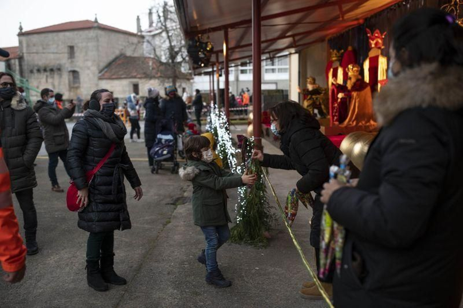 Recepción dos Reis Magos en Allariz // FOTO: ÓSCAR PINAL