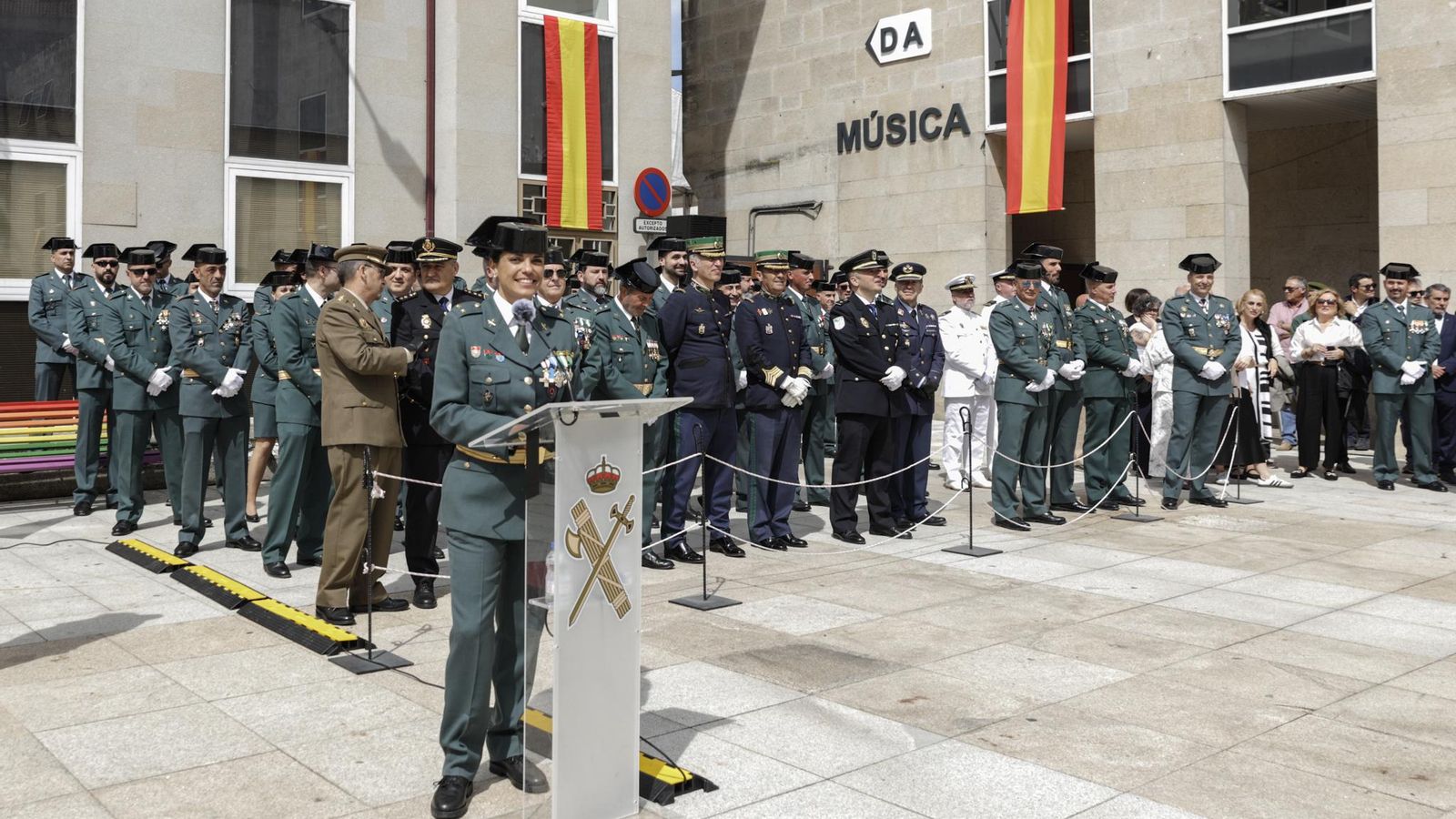 Aniversario de la Guardia Civil en Xinzo de Limia.
